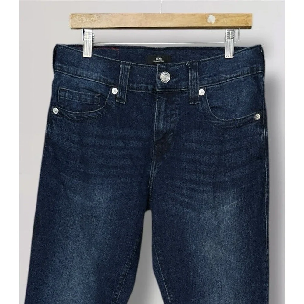 True Religion Geno Relaxed Slim Men’s W31 L34 Stretch Blue Denim Jeans